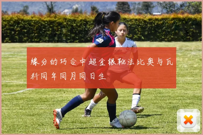 缘分的巧合中超金银靴法比奥与瓦科同年同月同日生